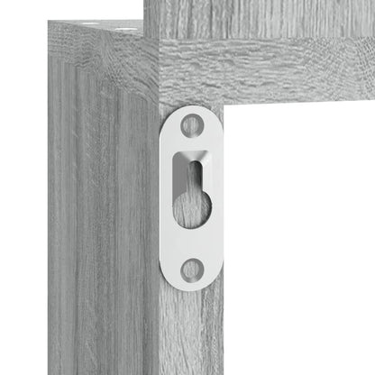 Mensola Angolare Grigio Sonoma 20x20x127,5 cm Truciolato | homemem39