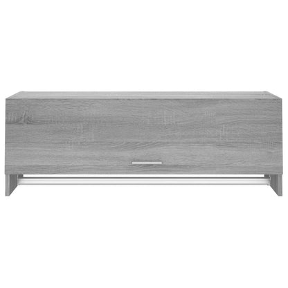 Armadio Grigio Sonoma 100x32,5x35 cm in Legno Ingegnerizzato - homemem39