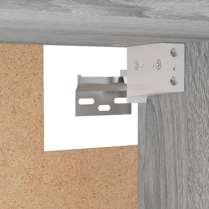 Armadio Grigio Sonoma 100x32,5x35 cm in Legno Ingegnerizzato - homemem39