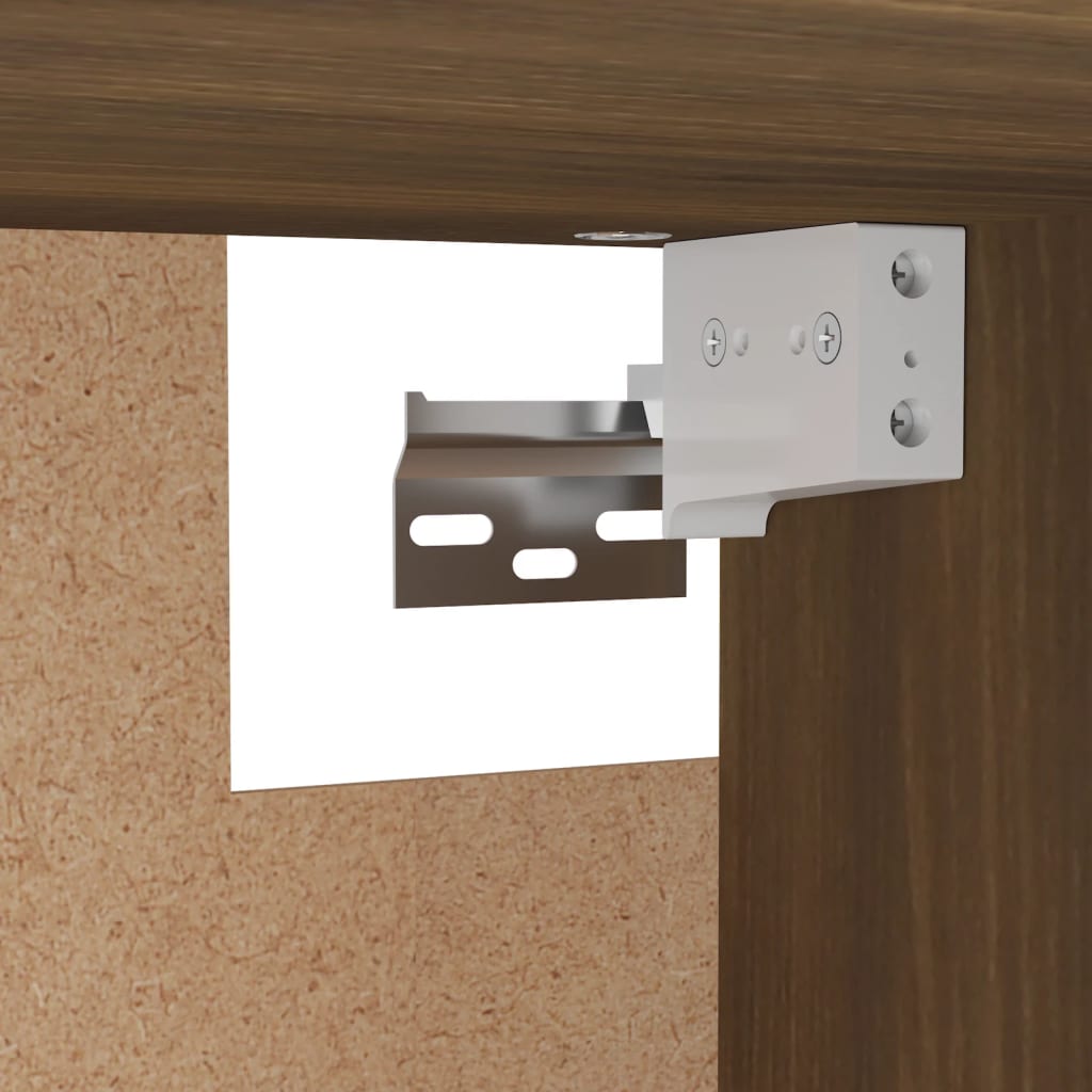 Armadio Rovere Marrone 100x32,5x35 cm in Legno Ingegnerizzato - homemem39
