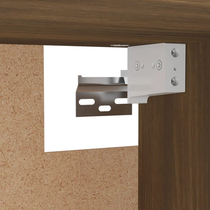 Armadio Rovere Marrone 100x32,5x35 cm in Legno Ingegnerizzato - homemem39