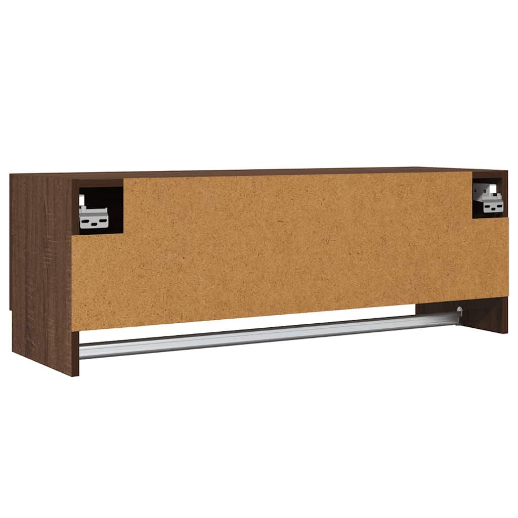 Armadio Rovere Marrone 100x32,5x35 cm in Legno Ingegnerizzato