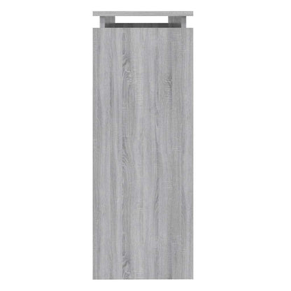 Tavolino Consolle Grigio Sonoma 102x30x80 cm Legno Multistrato | homemem39