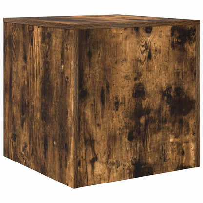 Tavolini Impilabili 3 pz Rovere Fumo in Legno Multistrato - homemem39