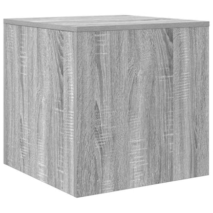 Tavolini Impilabili 3 pz Grigio Sonoma in Legno Multistrato