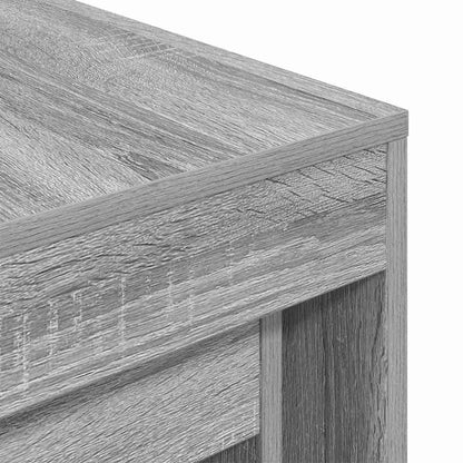 Tavolini Impilabili 3 pz Grigio Sonoma in Legno Multistrato - homemem39