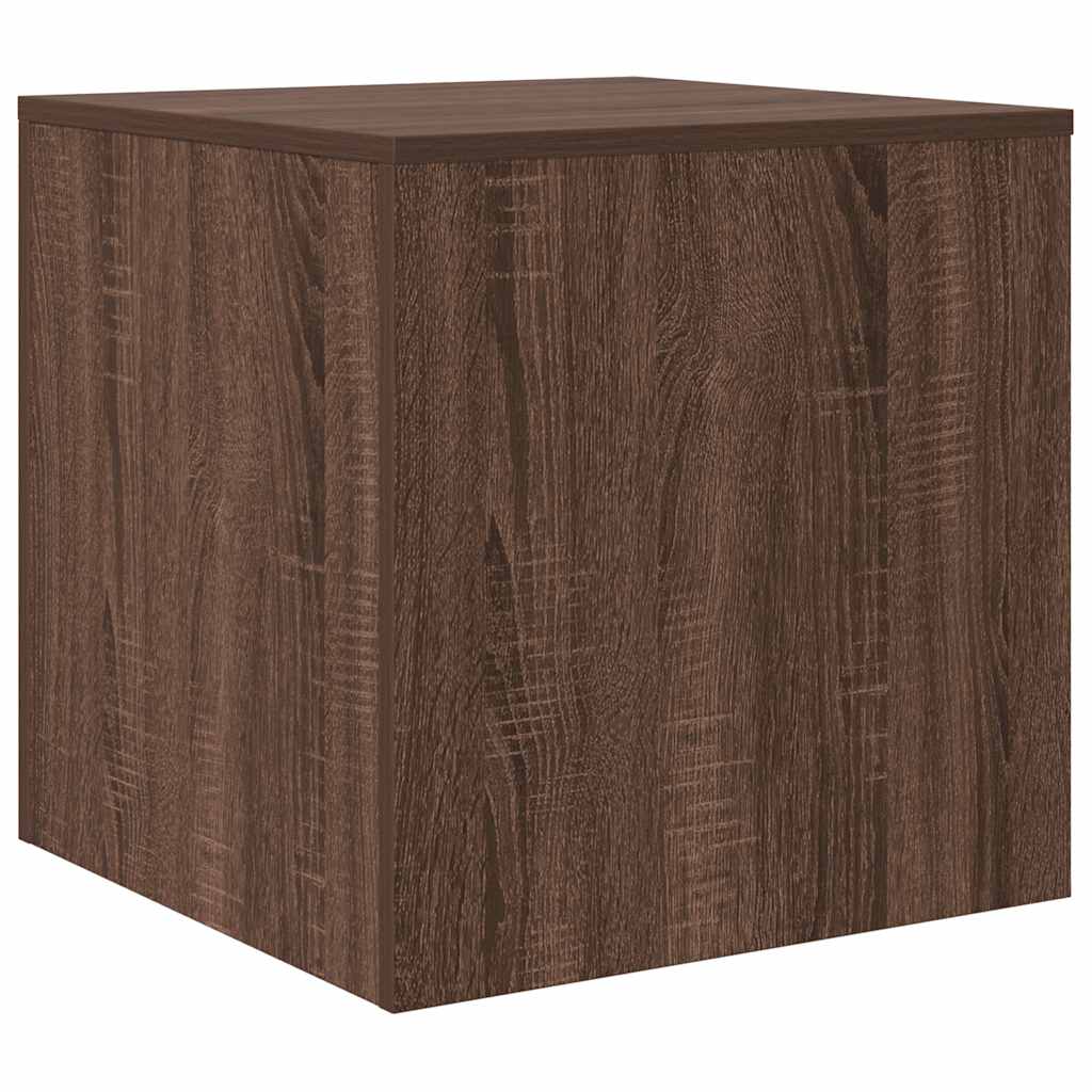 Tavolini Impilabili 3 pz Rovere Marrone in Legno Multistrato - homemem39