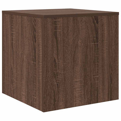 Tavolini Impilabili 3 pz Rovere Marrone in Legno Multistrato - homemem39