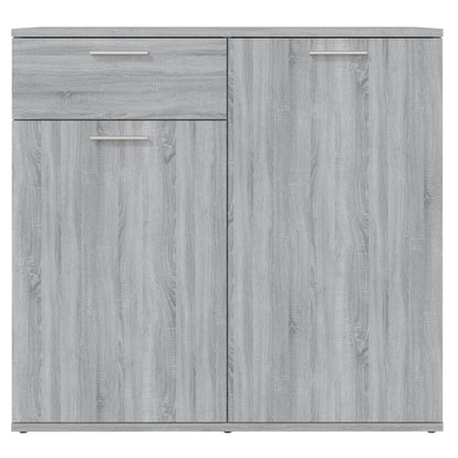 Credenza Grigio Sonoma 80x36x75 cm in Legno Multistrato - homemem39
