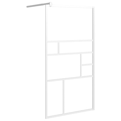 Parete per Doccia Walk in 115x195 cm in Vetro ESG Bianco | homemem39