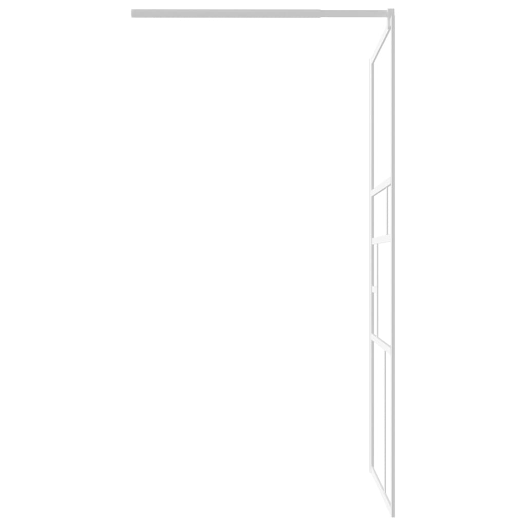 Parete per Doccia Walk in 115x195 cm in Vetro ESG Bianco | homemem39
