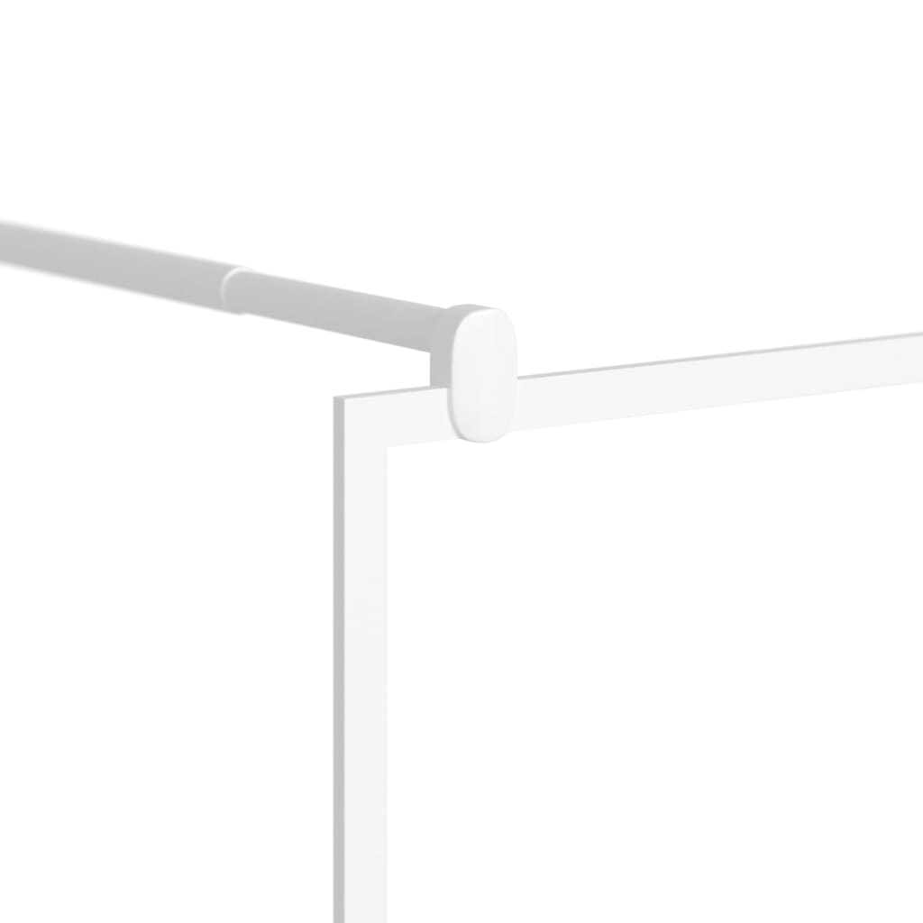 Parete per Doccia Walk in 115x195 cm in Vetro ESG Bianco | homemem39