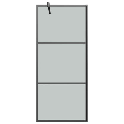Parete Doccia Walk in 80x195 cm in Vetro Scuro ESG Nero | homemem39