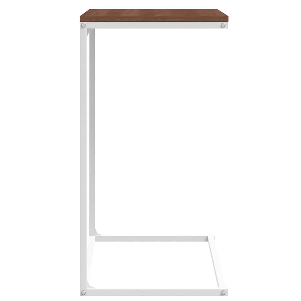 Tavolino da Salotto Bianco 55x35x66 cm in Legno Multistrato | homemem39