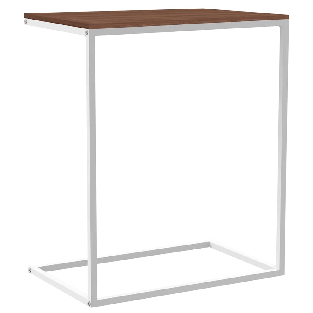 Tavolino da Salotto Bianco 55x35x66 cm in Legno Multistrato | homemem39