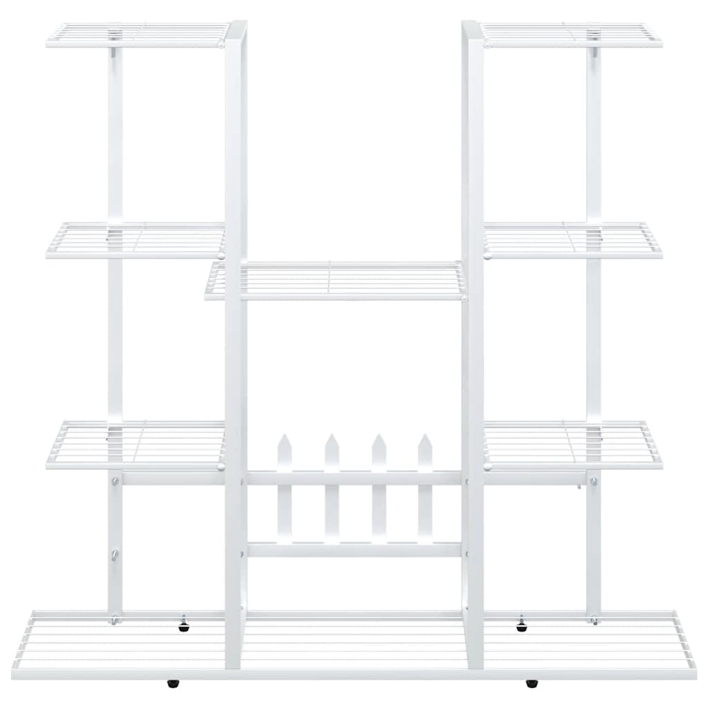 Portafiori 94,5x25x89 cm Ferro Bianco