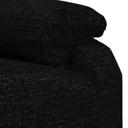 Poltrona Massaggiante Elettrica Nera in Tessuto