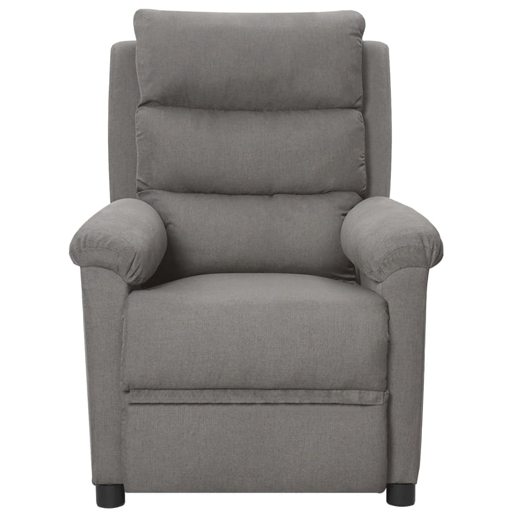 Poltrona Elettrica Reclinabile Grigio Chiaro in Tessuto | homemem39