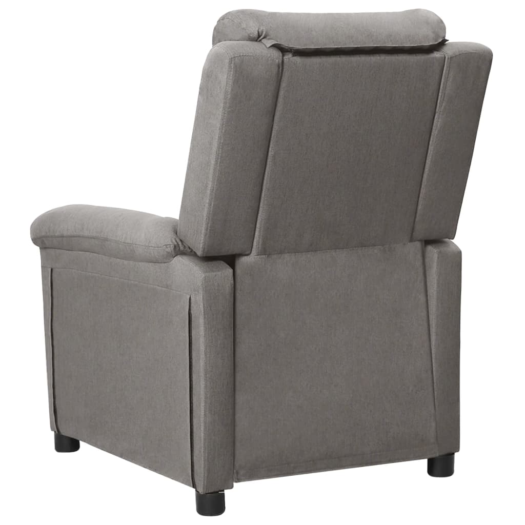 Poltrona Elettrica Reclinabile Grigio Chiaro in Tessuto | homemem39
