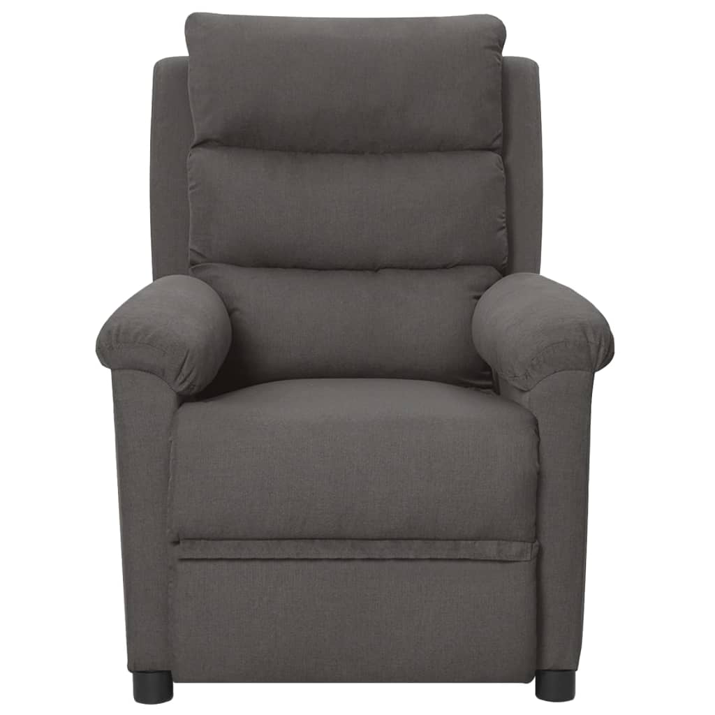 Poltrona Elettrica Reclinabile Grigio Scuro in Tessuto | homemem39