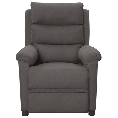 Poltrona Elettrica Reclinabile Grigio Scuro in Tessuto | homemem39