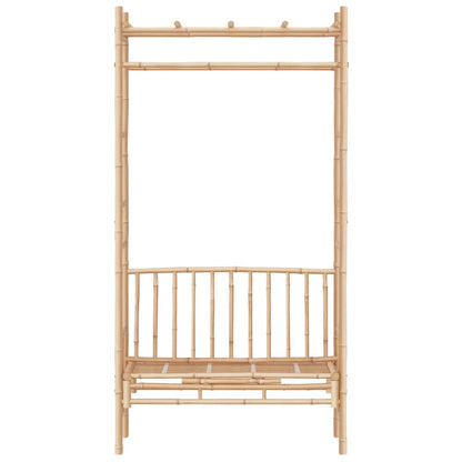 Panca da Giardino con Pergola 116 cm in Bambù - homemem39