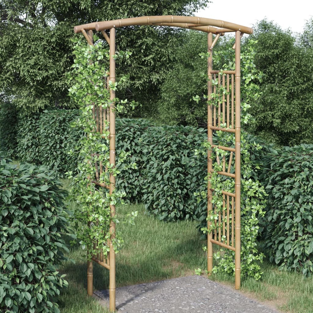 Arco da Giardino per Rose in Bambù 118x40x187 cm