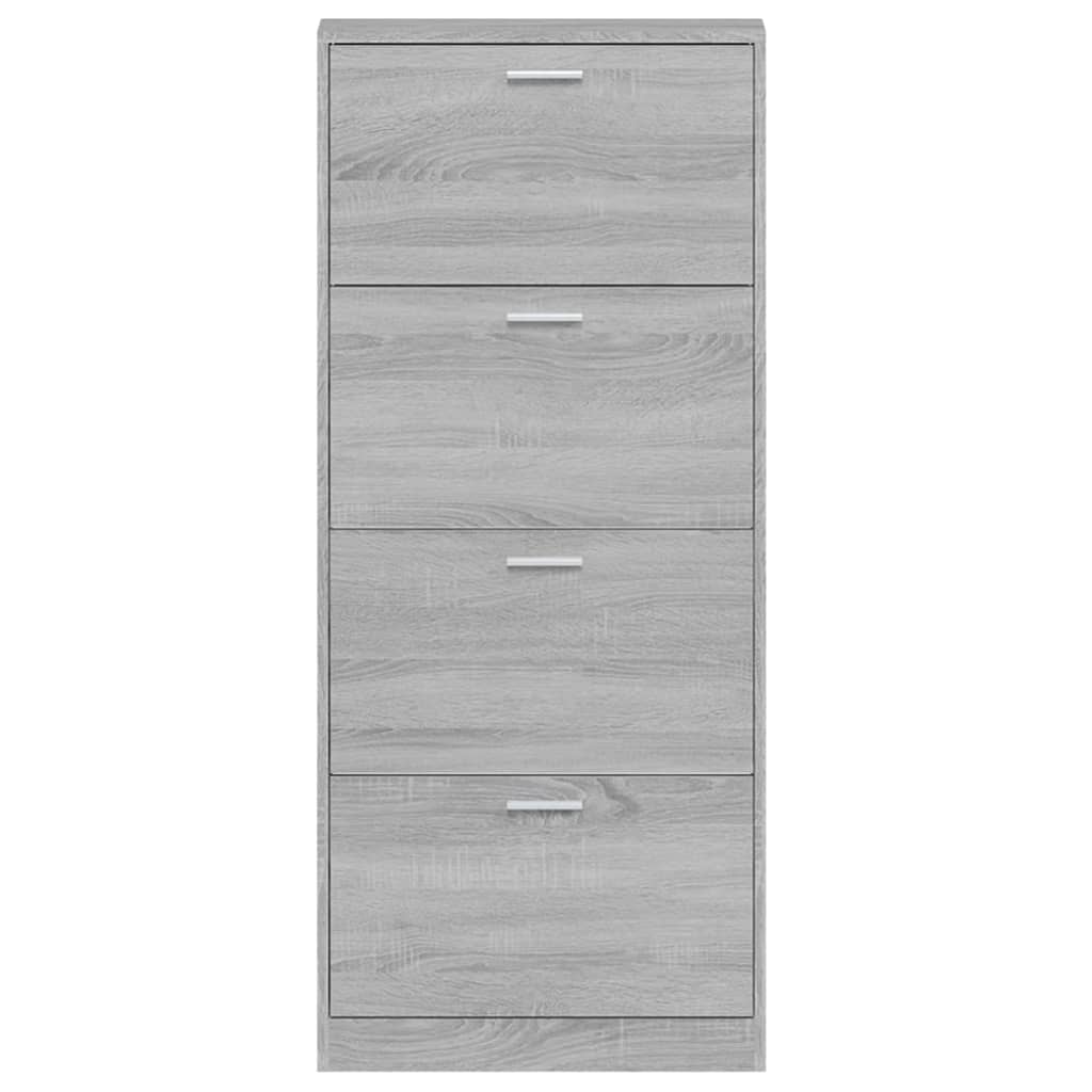 Scarpiera Grigio Sonoma 59x17x150 cm in Legno Multistrato - homemem39