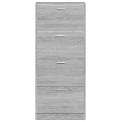 Scarpiera Grigio Sonoma 59x17x150 cm in Legno Multistrato - homemem39