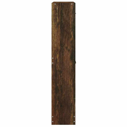 Scarpiera Rovere Fumo 59x17x81 cm in Legno Multistrato | homemem39