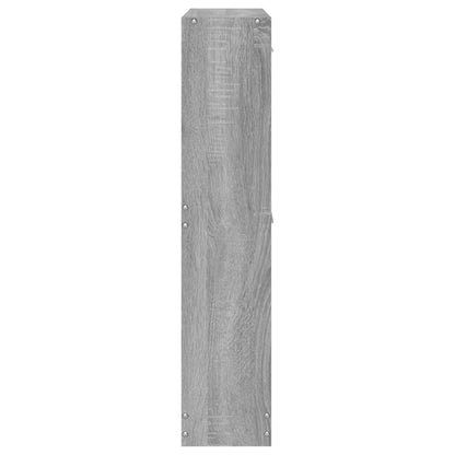 Scarpiera Grigio Sonoma 59x17x81 cm in Legno Multistrato