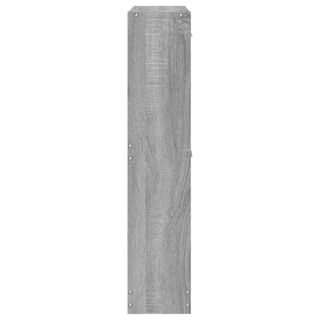 Scarpiera Grigio Sonoma 59x17x81 cm in Legno Multistrato