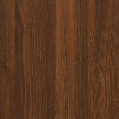 Scarpiera Rovere Marrone 63x24x147 cm in Legno Multistrato