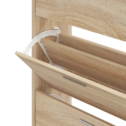 Scarpiera Rovere Sonoma 63x24x103 cm in Legno Multistrato - homemem39