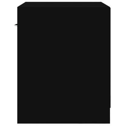 Comodini 2 pz con Cassetto Neri - homemem39