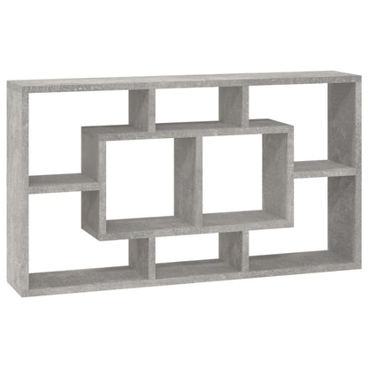 Scaffale a Muro 8 Scomparti Grigio Cemento | homemem39