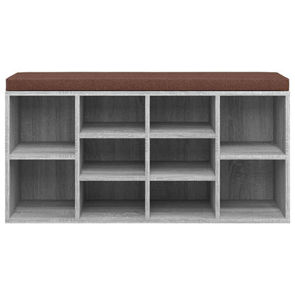 Scarpiera Grigio Sonoma 103x30x48 cm in Legno Multistrato