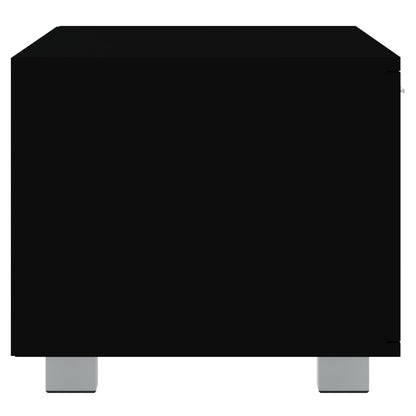 Mobile Porta TV Nero 120x40,5x35 cm in Legno Multistrato