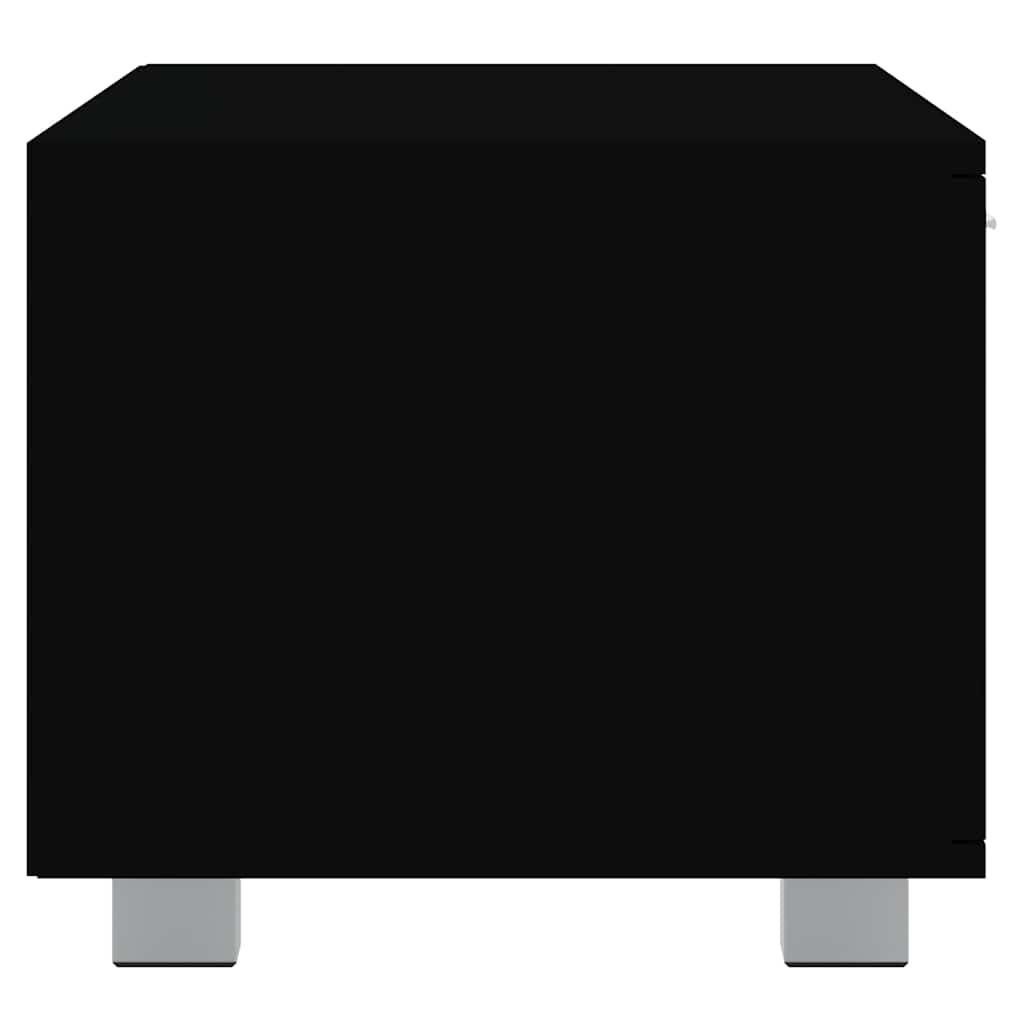 Mobile Porta TV Nero 120x40,5x35 cm in Legno Multistrato