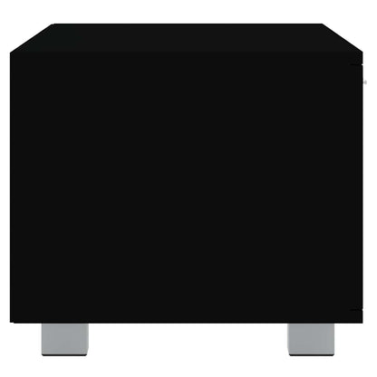 Mobile Porta TV Nero 120x40,5x35 cm in Legno Multistrato