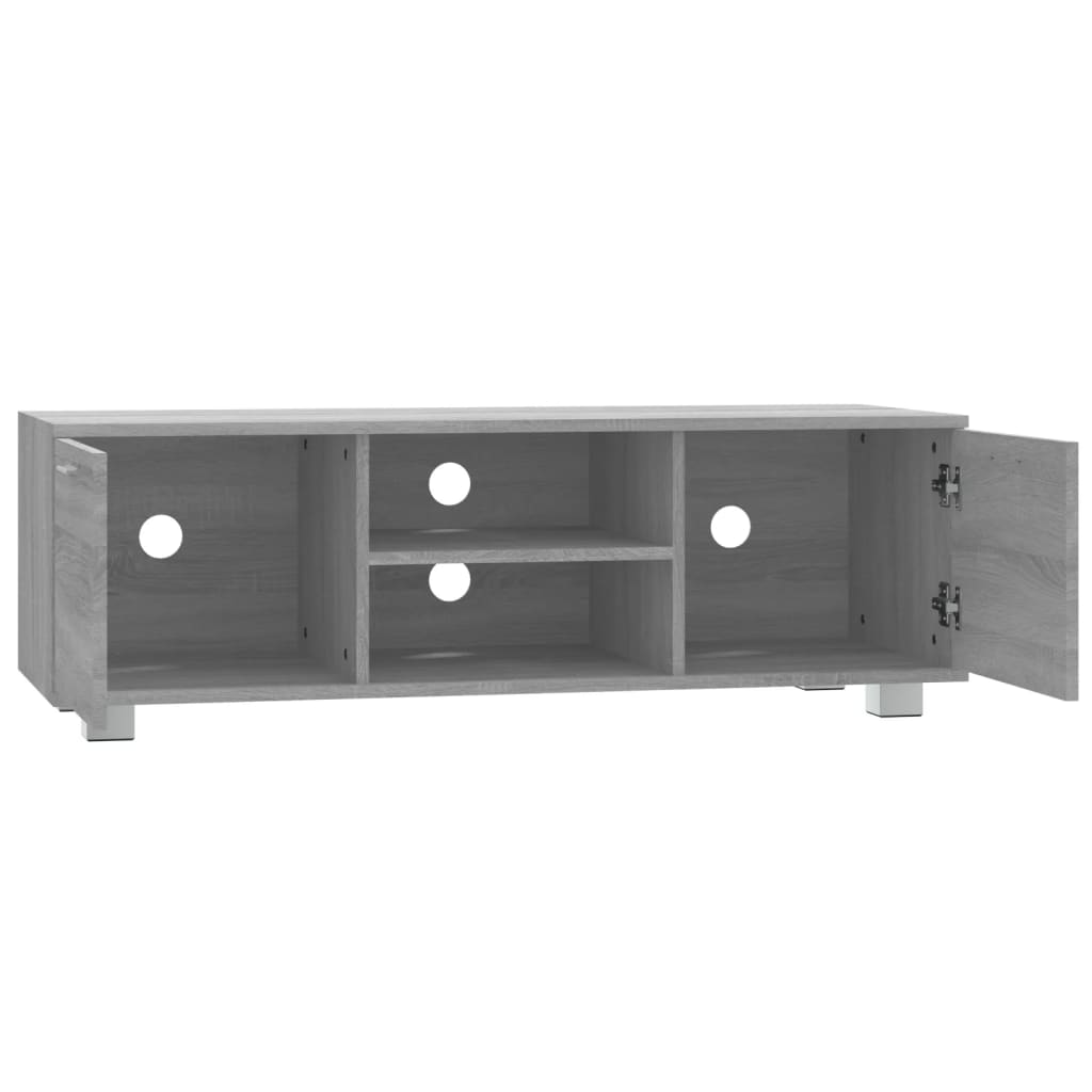Mobile TV Grigio Sonoma 120x40,5x35 cm in Legno Multistrato - homemem39