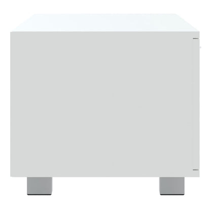 Mobile Porta TV Bianco 140x40,5x35 cm in Legno Multistrato