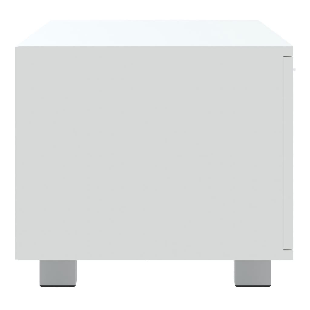 Mobile Porta TV Bianco 140x40,5x35 cm in Legno Multistrato - homemem39