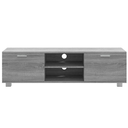 Mobile TV Grigio Sonoma 140x40,5x35 cm in Legno Multistrato