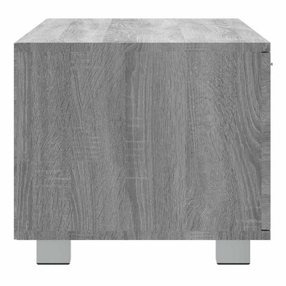 Mobile TV Grigio Sonoma 140x40,5x35 cm in Legno Multistrato | homemem39