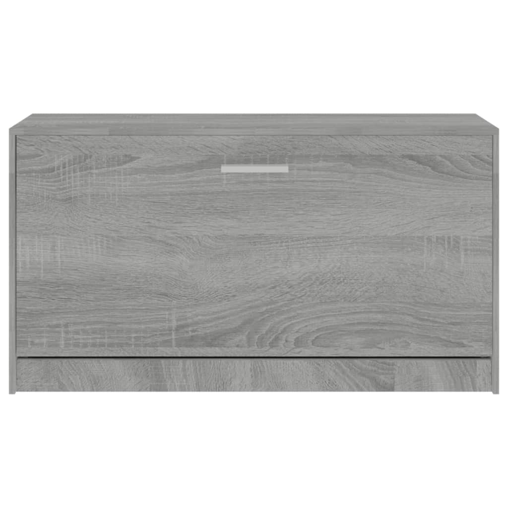Scarpiera Grigio Sonoma 80x24x45 cm in Legno Multistrato - homemem39