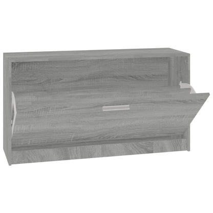 Scarpiera Grigio Sonoma 80x24x45 cm in Legno Multistrato - homemem39