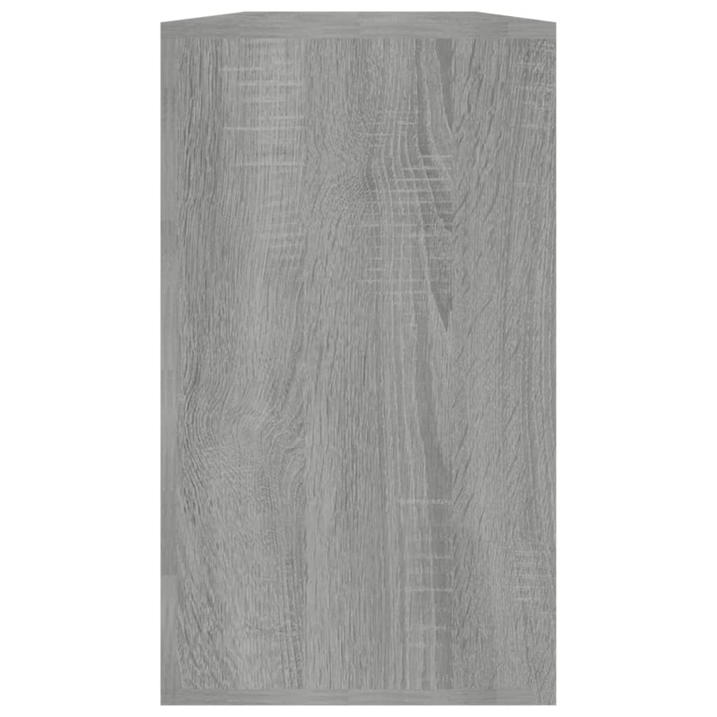 Scarpiera Grigio Sonoma 80x24x45 cm in Legno Multistrato - homemem39