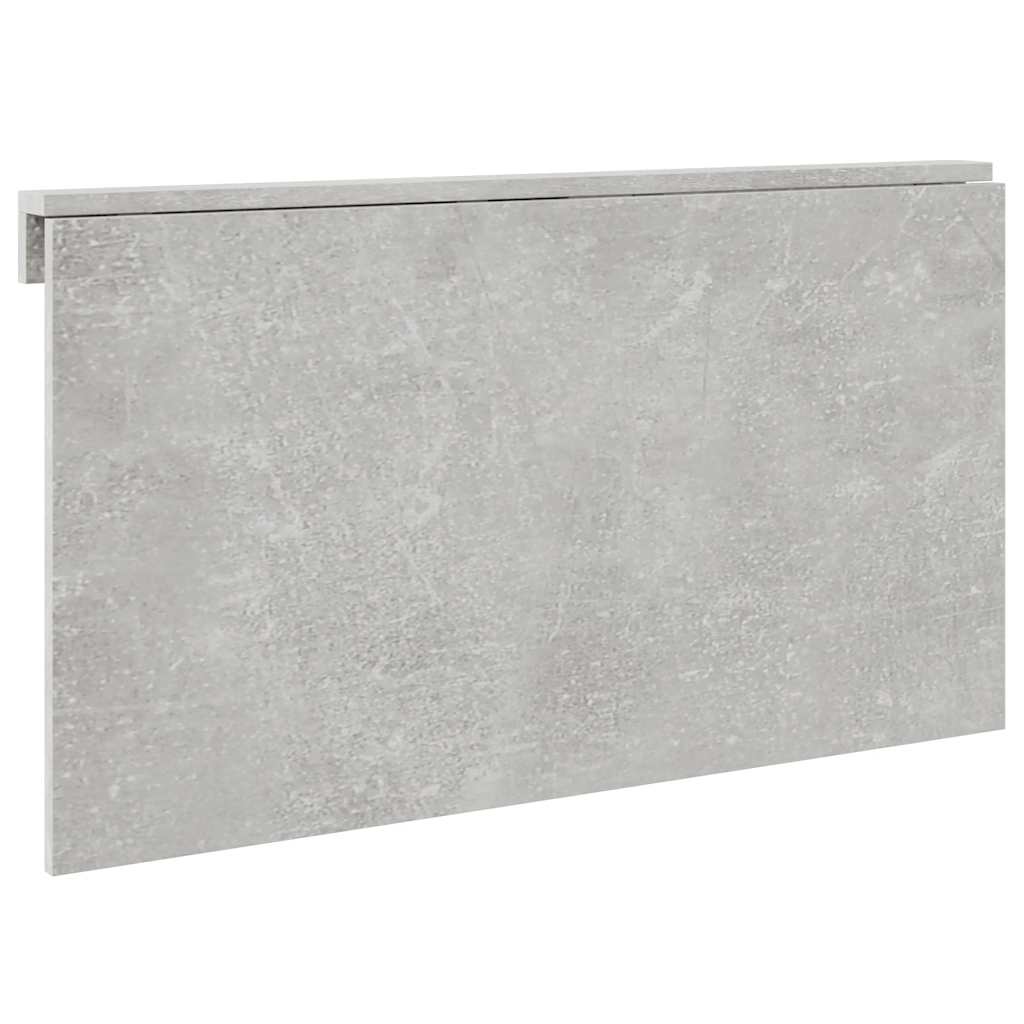 Tavolino Muro Pieghevole Grigio Cemento 100x60x56cm Multistrato - homemem39