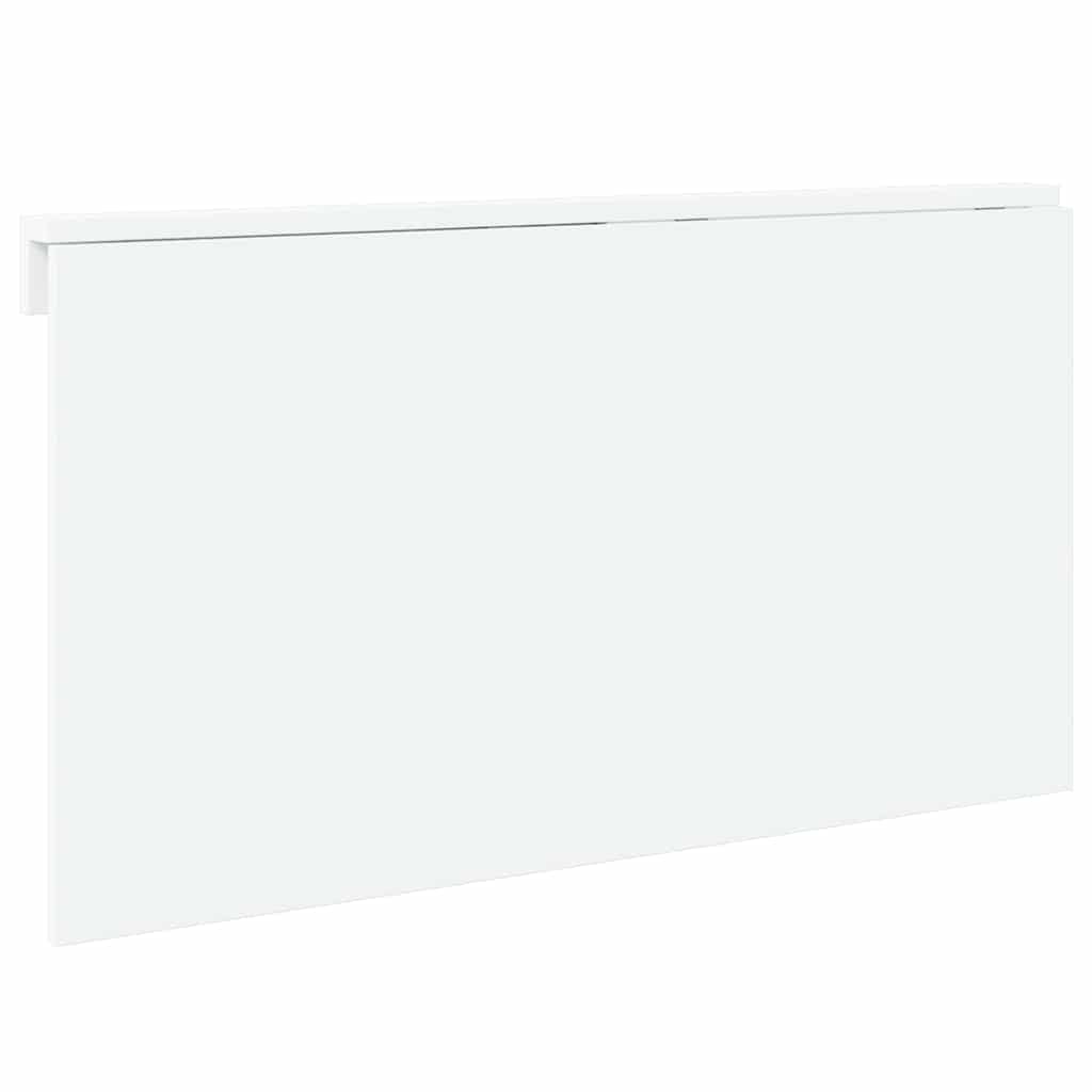 Tavolino Muro Pieghevole Bianco Lucido 100x60x56 cm Multistrato